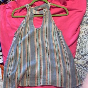 High neck summery top